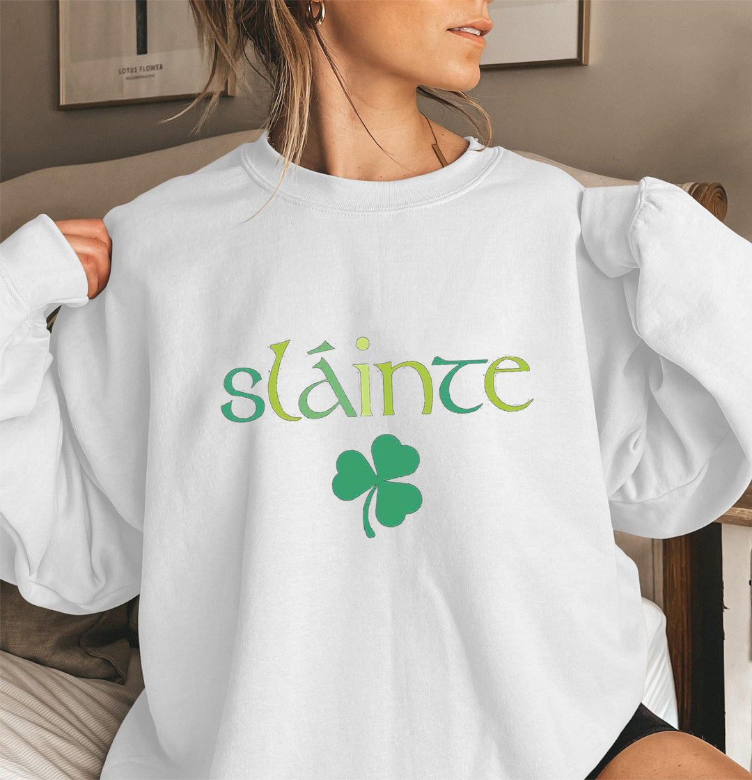 Kvinnors sweatshirt med voluminösa ärmar och motiverande design Mirla-Eva Jonsson