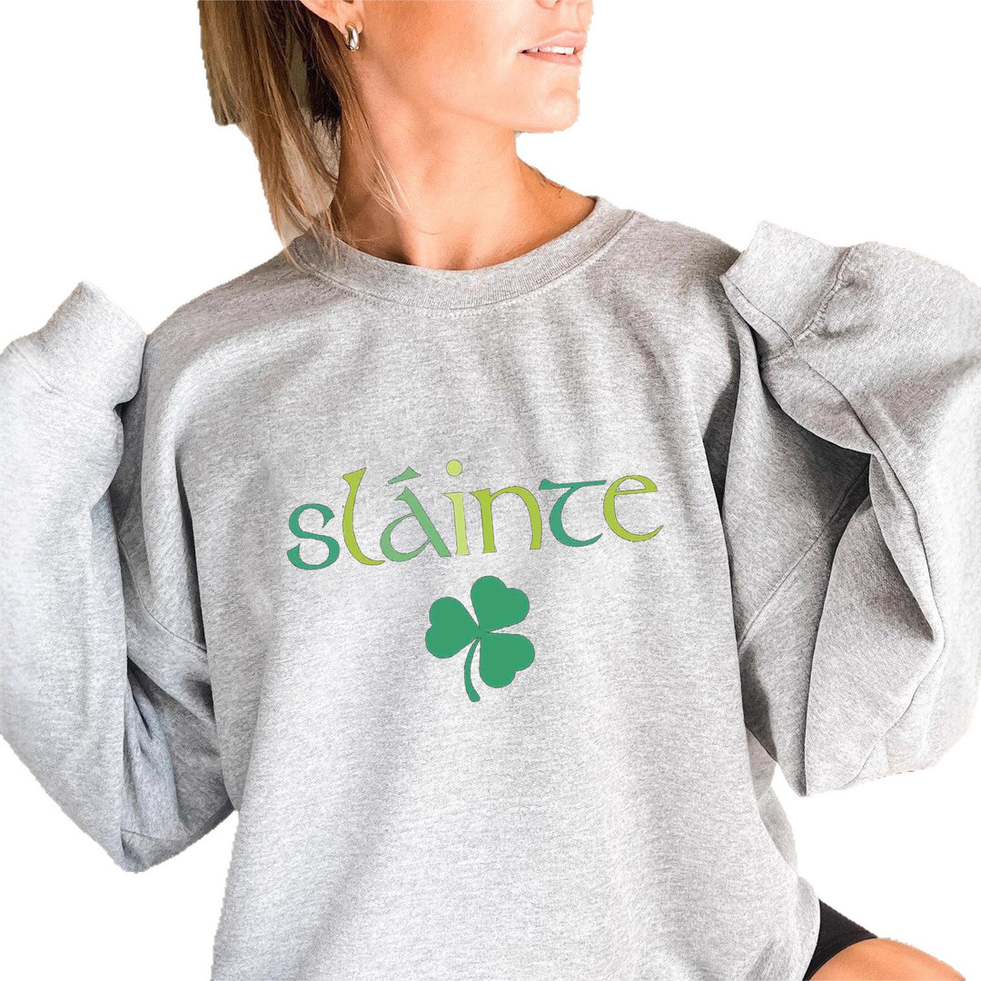 Kvinnors sweatshirt med voluminösa ärmar och motiverande design Mirla-Eva Jonsson