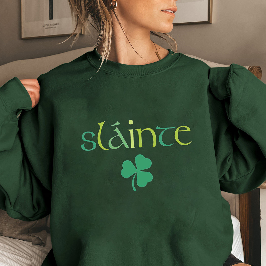 Kvinnors sweatshirt med voluminösa ärmar och motiverande design Mirla-Eva Jonsson