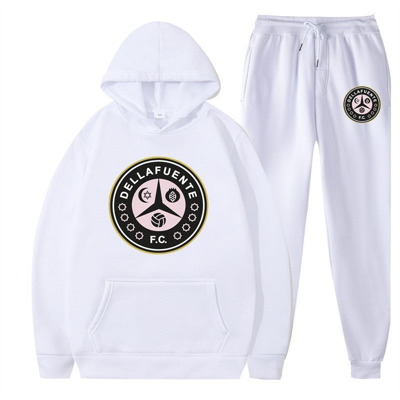 Kvinnors sweatshirt och joggbyxor set med sportigt klubbmotiv Mirla-Eva Jonsson