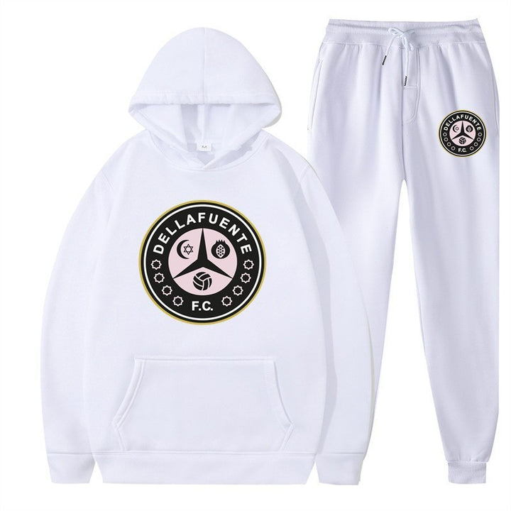 Kvinnors sweatshirt och joggbyxor set med sportigt klubbmotiv Mirla-Eva Jonsson