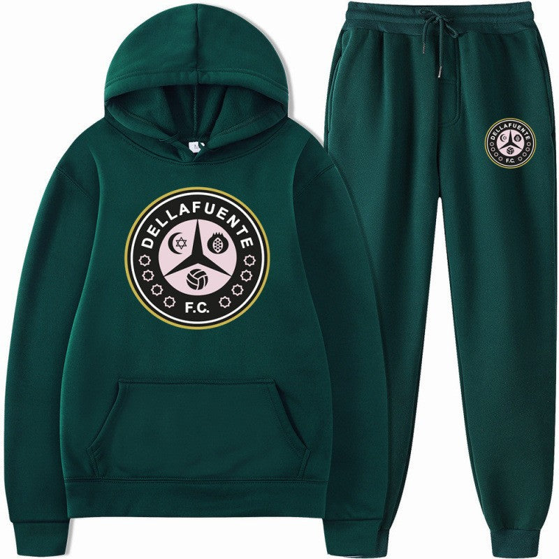 Kvinnors sweatshirt och joggbyxor set med sportigt klubbmotiv Mirla-Eva Jonsson