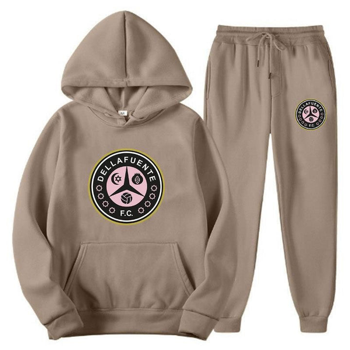 Kvinnors sweatshirt och joggbyxor set med sportigt klubbmotiv Mirla-Eva Jonsson