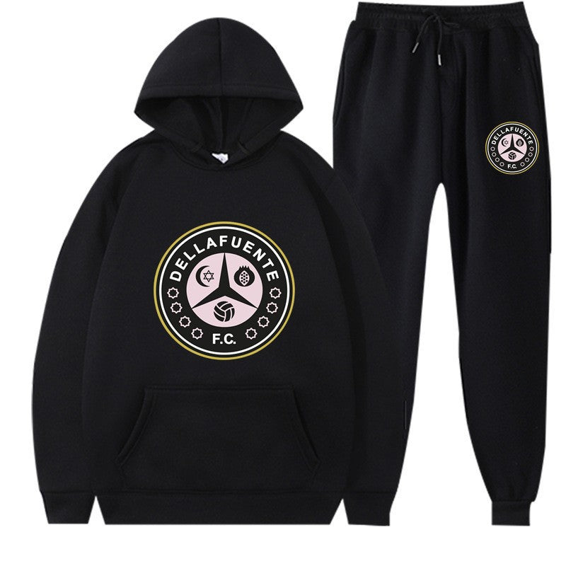 Kvinnors sweatshirt och joggbyxor set med sportigt klubbmotiv Mirla-Eva Jonsson