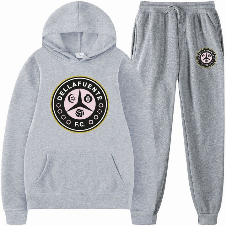 Kvinnors sweatshirt och joggbyxor set med sportigt klubbmotiv Mirla-Eva Jonsson