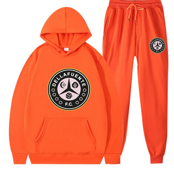 Kvinnors sweatshirt och joggbyxor set med sportigt klubbmotiv Mirla-Eva Jonsson
