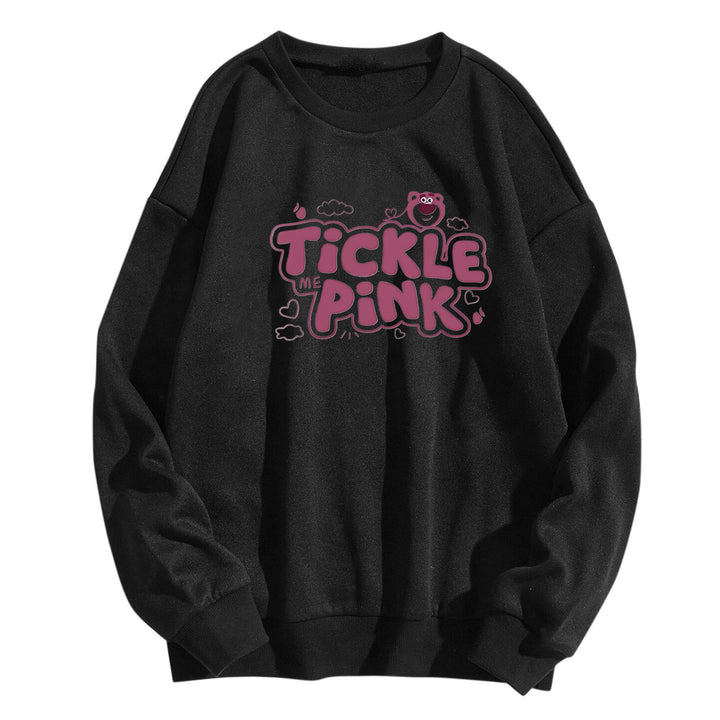 Kvinnors sweatshirts i avslappnad design med glatt tryck Mirla-Eva Jonsson