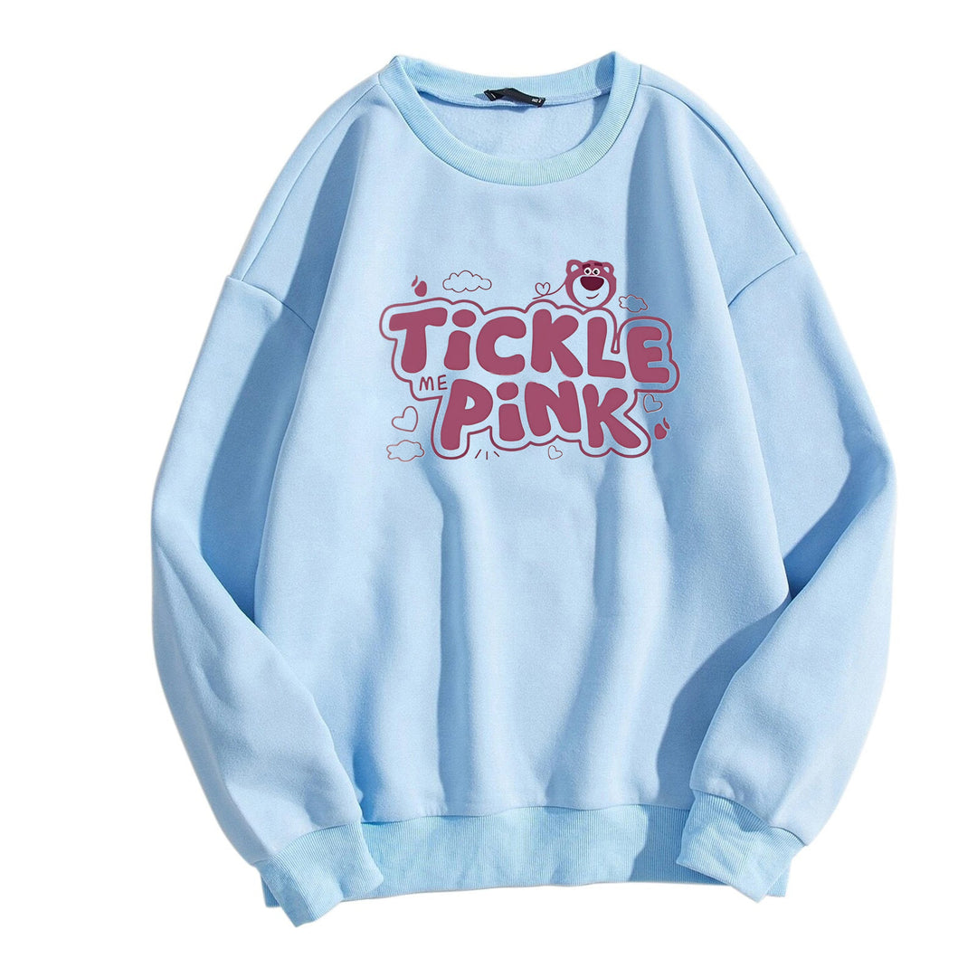 Kvinnors sweatshirts i avslappnad design med glatt tryck Mirla-Eva Jonsson