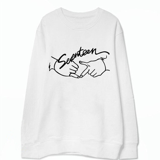 Kvinnors sweatshirts med kreativ handskriftsdesign Mirla-Eva Jonsson