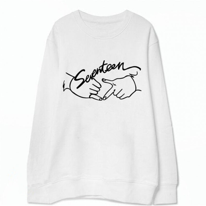 Kvinnors sweatshirts med kreativ handskriftsdesign Mirla-Eva Jonsson