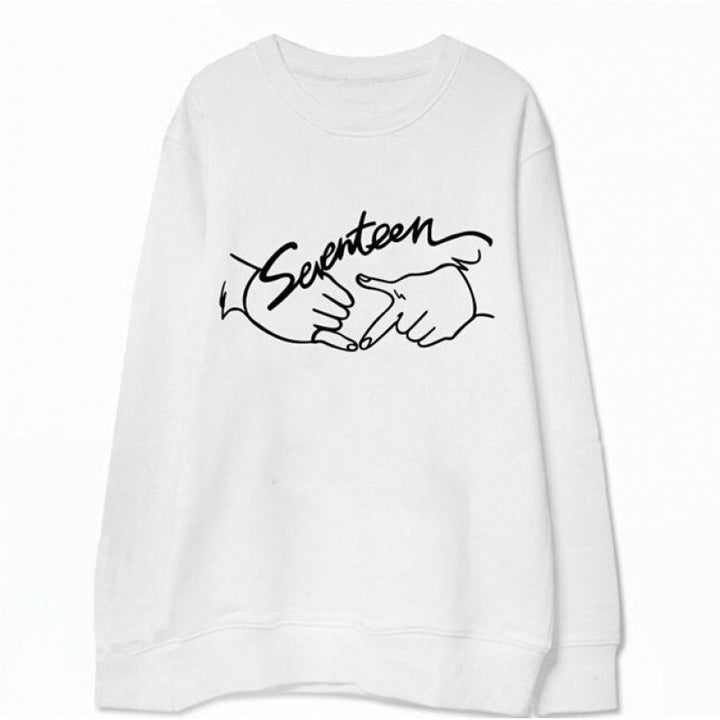 Kvinnors sweatshirts med kreativ handskriftsdesign Mirla-Eva Jonsson