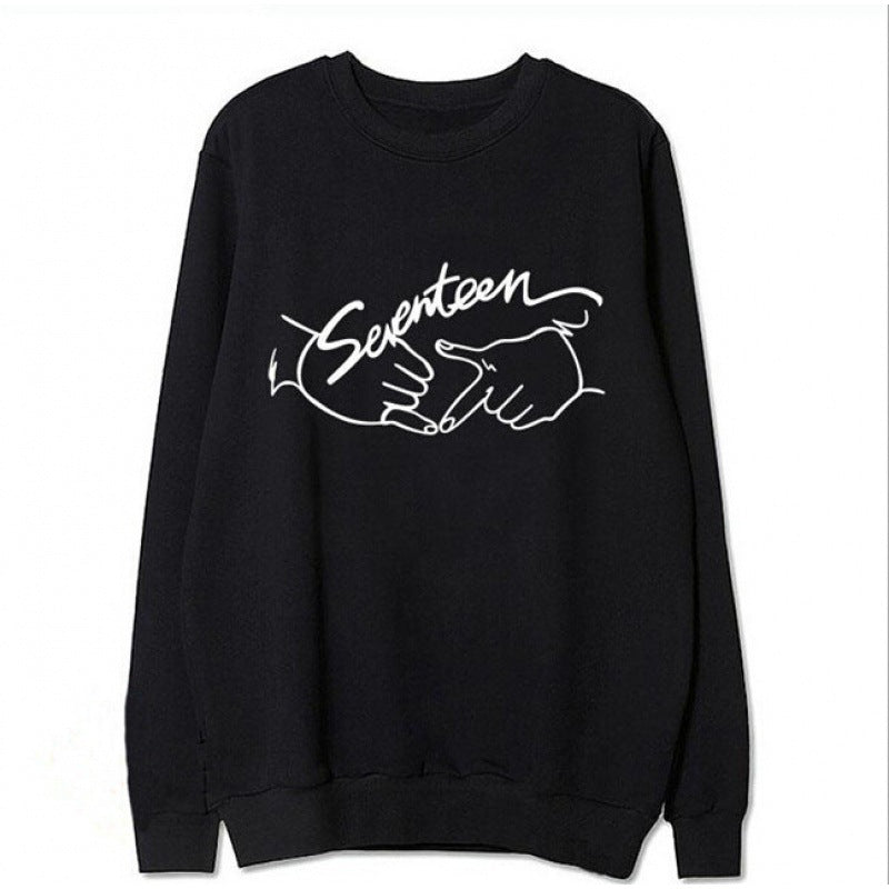 Kvinnors sweatshirts med kreativ handskriftsdesign Mirla-Eva Jonsson