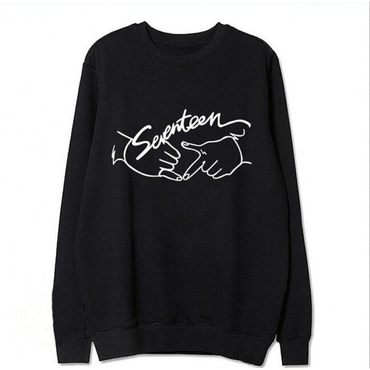 Kvinnors sweatshirts med kreativ handskriftsdesign Mirla-Eva Jonsson