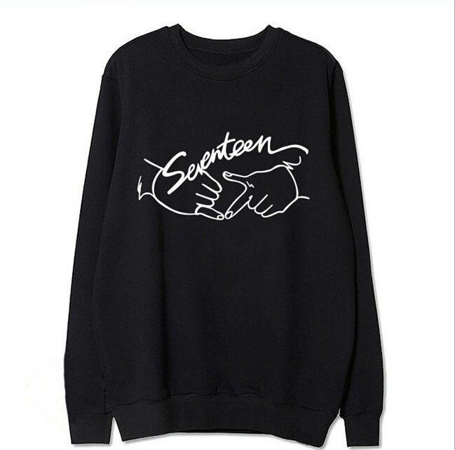 Kvinnors sweatshirts med kreativ handskriftsdesign Mirla-Eva Jonsson