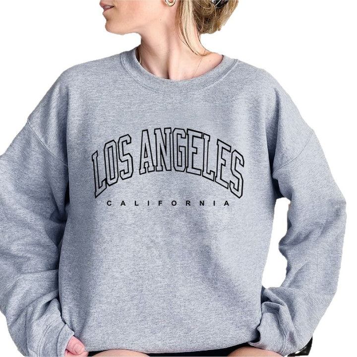 Kvinnors sweatshirts med kreativt tryck och avslappnad skärning Mirla-Eva Jonsson