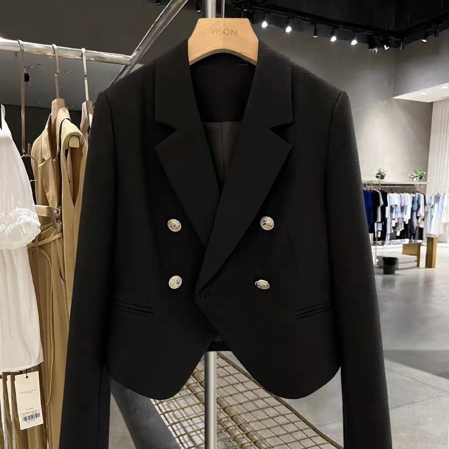 Kvinnors tidlösa dubbelknäppt blazer Mirla-Eva Jonsson
