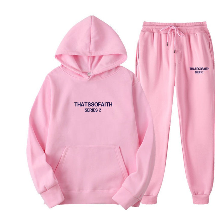 Kvinnors träningsoverall med modern hets sweatshirt och bekväma sweatpants Mirla-Eva Jonsson