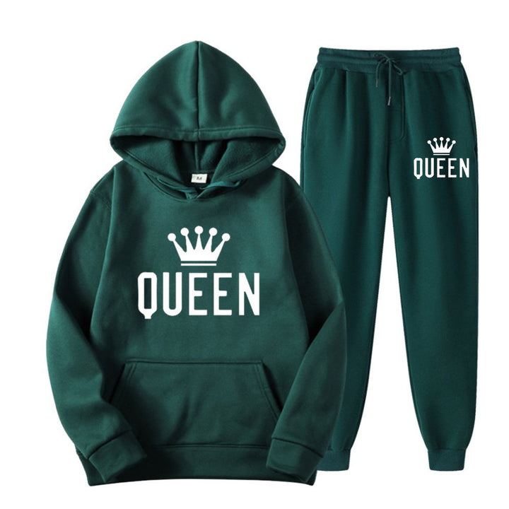 Kvinnors träningsoverall med stiligt kronmönster och lös passform Mirla-Eva Jonsson