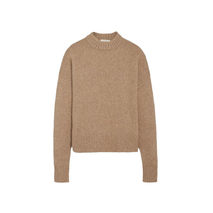 Kvinnors trendiga chunky stickad pullover med överdimensionerade ärmar Mirla-Eva Jonsson