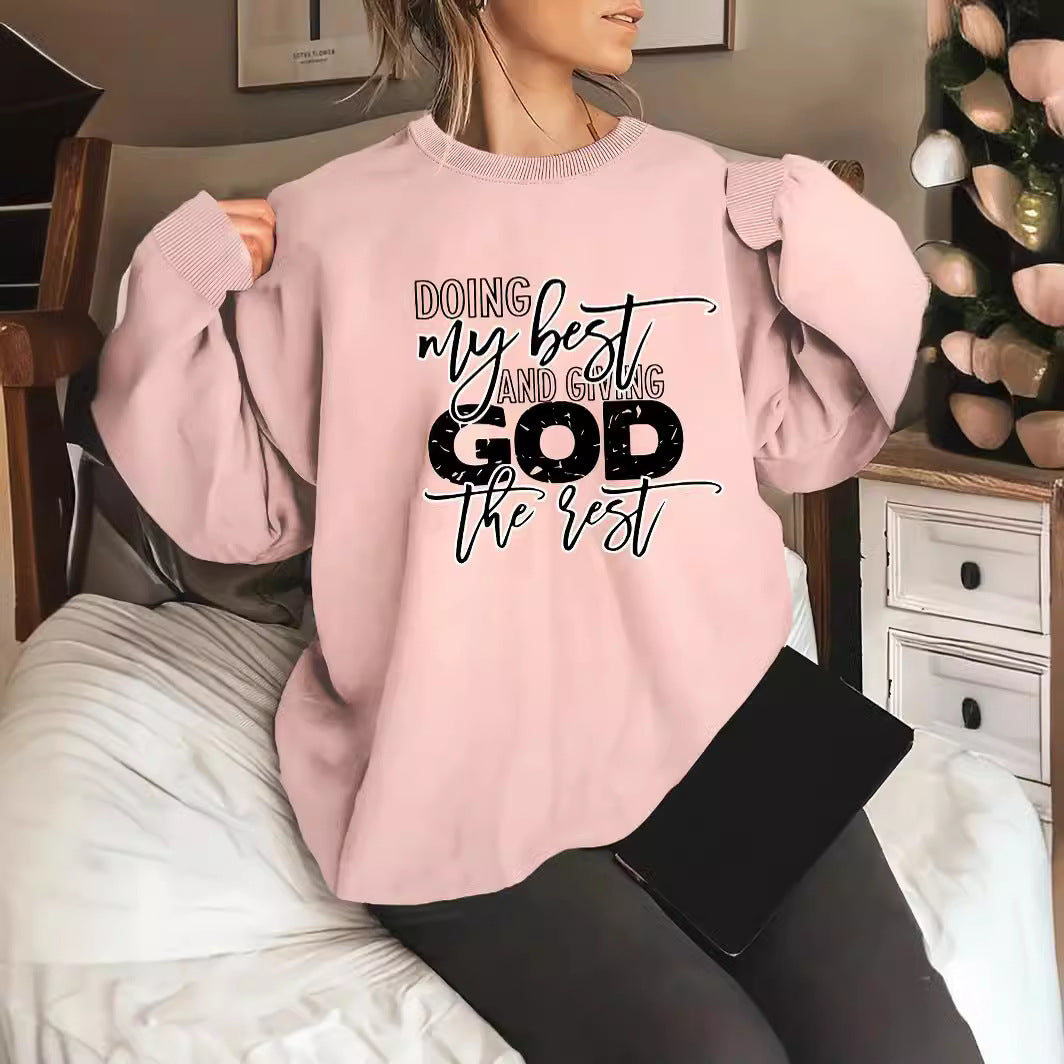 Kvinnors tröja med personlig motiv Mirla-Eva Jonsson