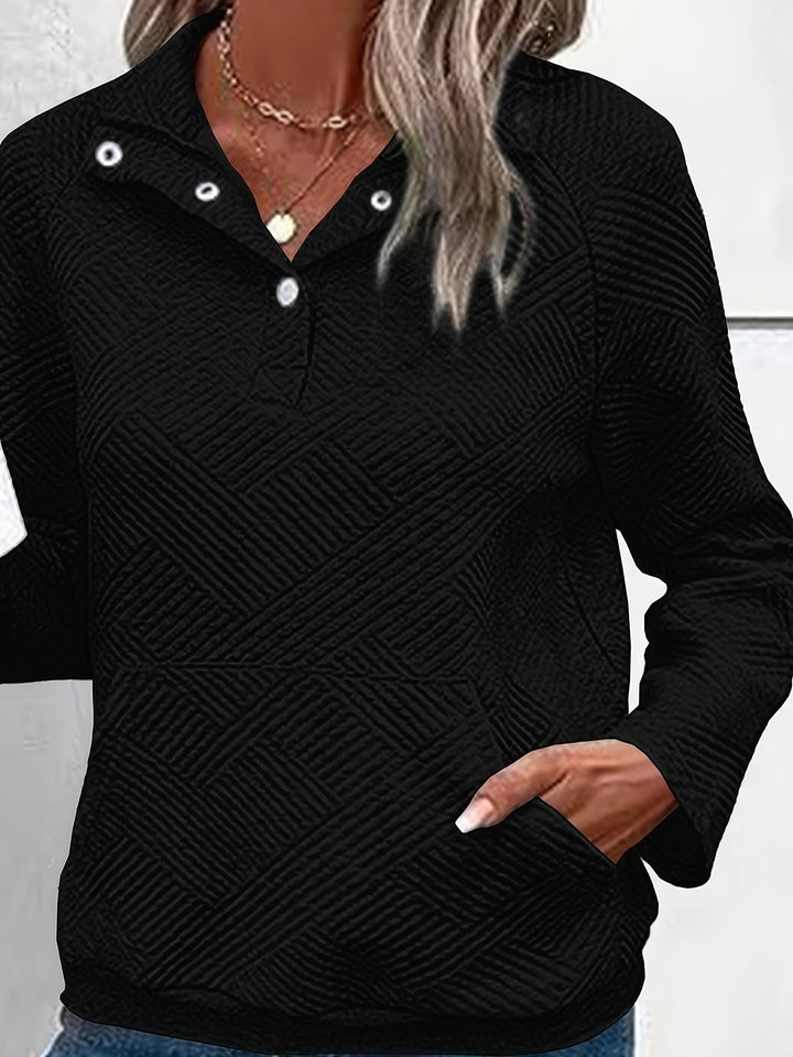 Kvinnors vadderad tröja med hel dragkedja och praktiska fickor Mirla-Eva Jonsson