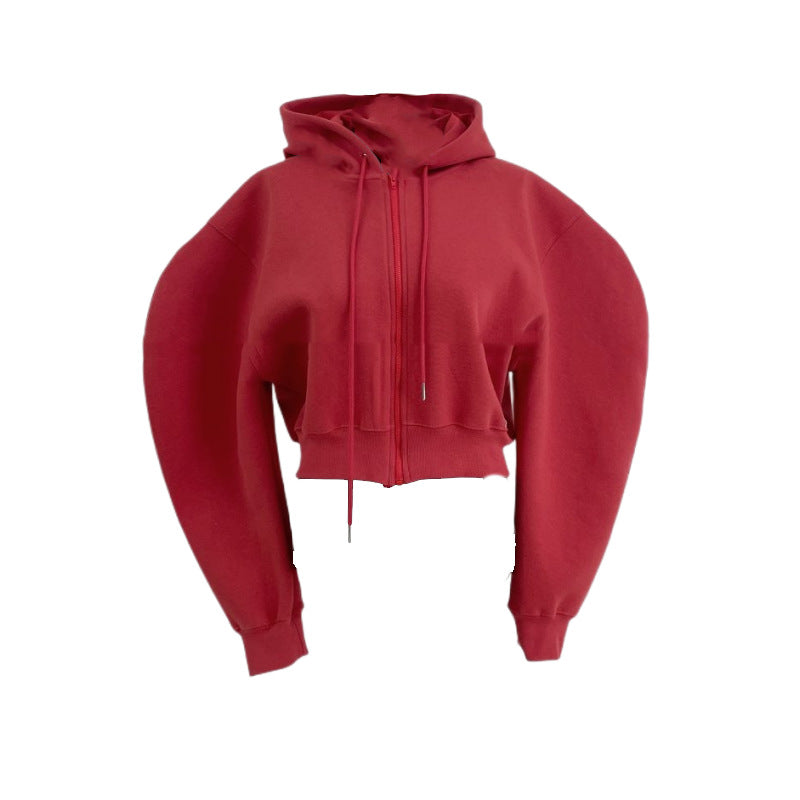 Kvinnors vardaglig hoodie med voluminösa ärmar Mirla-Eva Jonsson