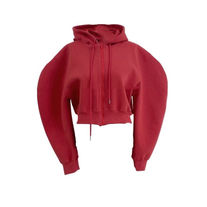 Kvinnors vardaglig hoodie med voluminösa ärmar Mirla-Eva Jonsson