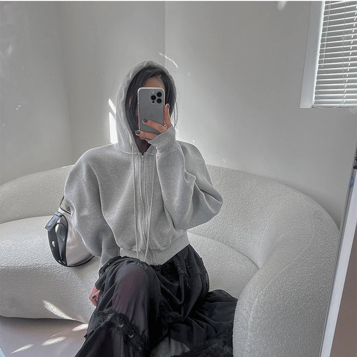 Kvinnors vardaglig hoodie med voluminösa ärmar Mirla-Eva Jonsson