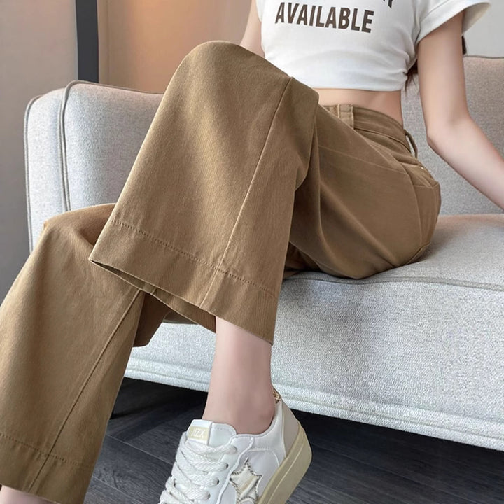 Kvinnors vida ben högmidjade jeans Mirla-Eva Jonsson