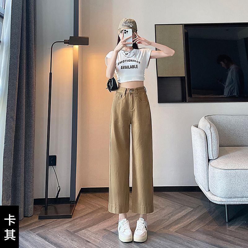 Kvinnors vida ben högmidjade jeans Mirla-Eva Jonsson