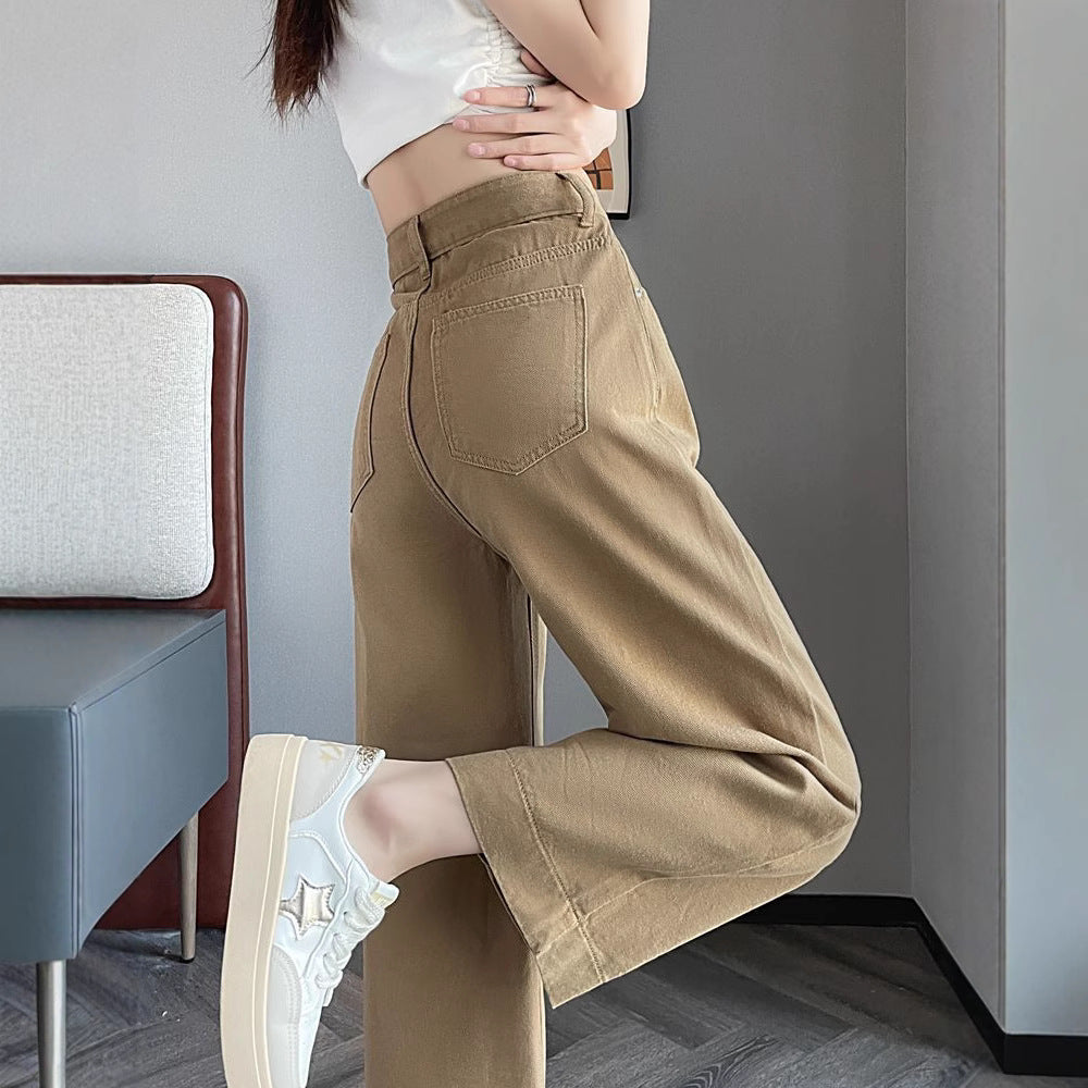 Kvinnors vida ben högmidjade jeans Mirla-Eva Jonsson