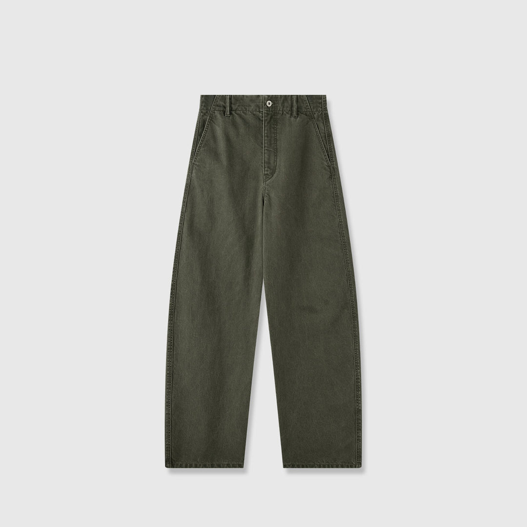 Kvinnors vida denimbyxor med hög midja och bekväm passform Mirla-Eva Jonsson