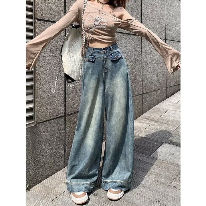 Kvinnors vida jeans Mirla-Eva Jonsson