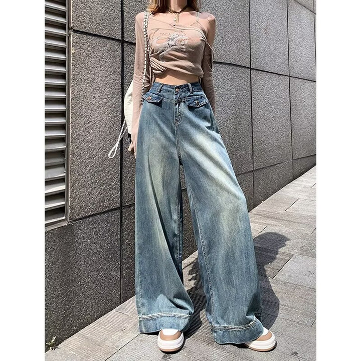 Kvinnors vida jeans Mirla-Eva Jonsson
