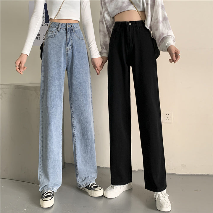 Kvinnors vida jeans med hög midja Mirla-Eva Jonsson