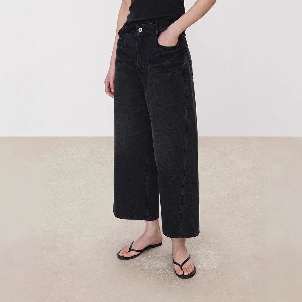 Kvinnors vida jeans med hög midja Mirla-Eva Jonsson