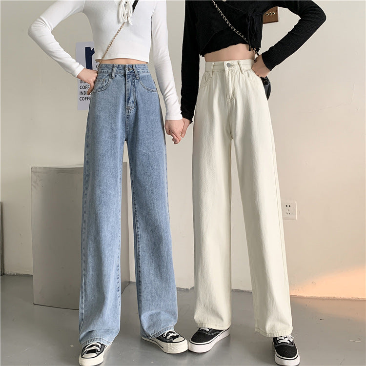 Kvinnors vida jeans med hög midja Mirla-Eva Jonsson