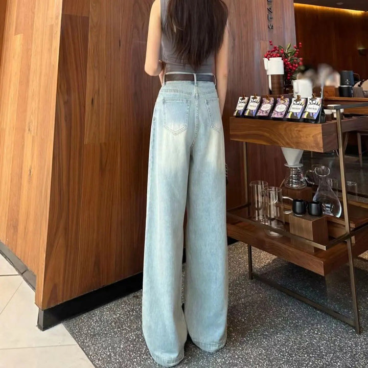Kvinnors vida jeans med hög midja Mirla-Eva Jonsson