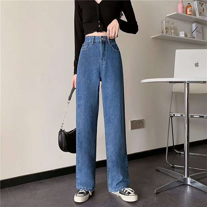 Kvinnors vida jeans med hög midja Mirla-Eva Jonsson