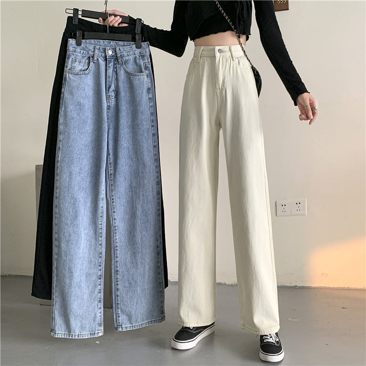 Kvinnors vida jeans med hög midja Mirla-Eva Jonsson
