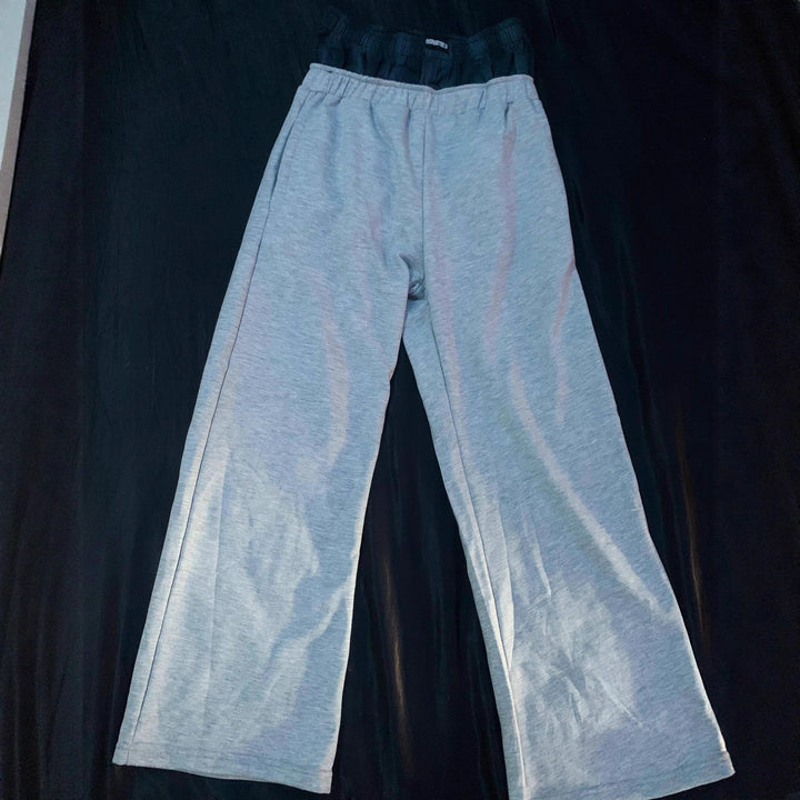 Kvinnors vida joggingsbyxor med elastisk midja och högkvalitativ bomull Mirla-Eva Jonsson