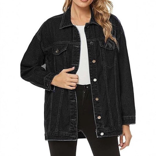 Kvinnotopp i denim med oversized snitt Mirla-Eva Jonsson