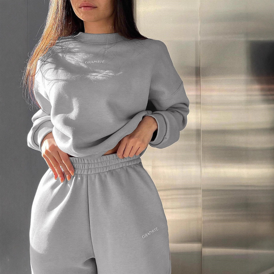 Kvinnotracksuit med mjukt innerfoder och elastisk passform Mirla-Eva Jonsson