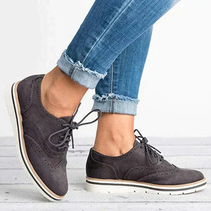 Läderskor - Damskor Mode Snörskor Fritidsskor Sneakers-Eva Jonsson
