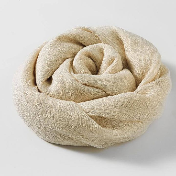 Linne scarf | Lätt | Mjuk | Vårscarf | Scarf för kvinnor-Eva Jonsson
