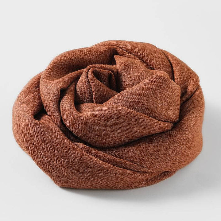 Linne scarf | Lätt | Mjuk | Vårscarf | Scarf för kvinnor-Eva Jonsson