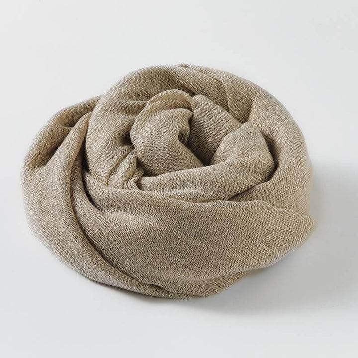 Linne scarf | Lätt | Mjuk | Vårscarf | Scarf för kvinnor-Eva Jonsson