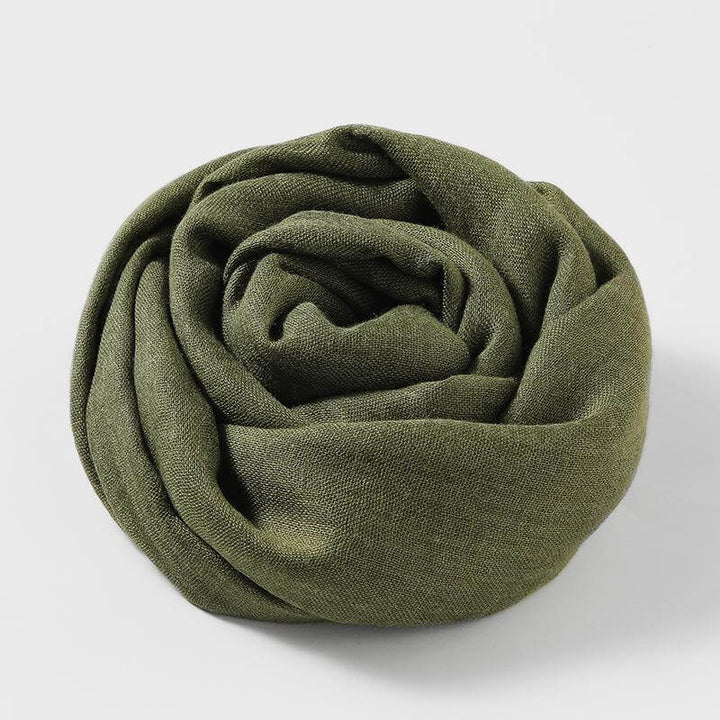Linne scarf | Lätt | Mjuk | Vårscarf | Scarf för kvinnor-Eva Jonsson