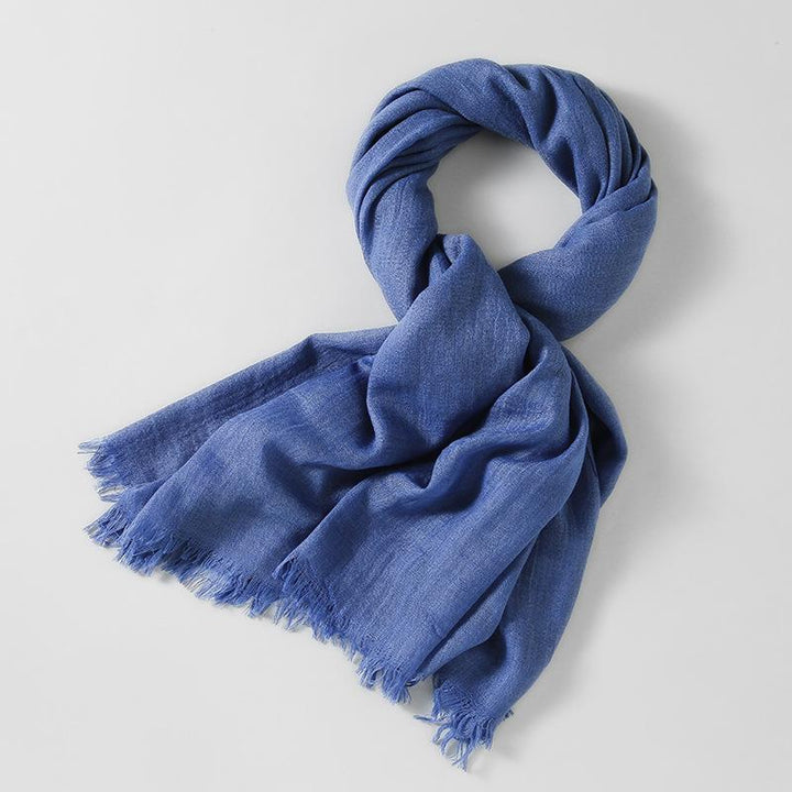 Linne scarf | Lätt | Mjuk | Vårscarf | Scarf för kvinnor-Eva Jonsson
