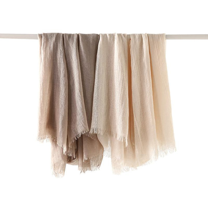 Linne scarf | Lätt | Mjuk | Vårscarf | Scarf för kvinnor-Eva Jonsson
